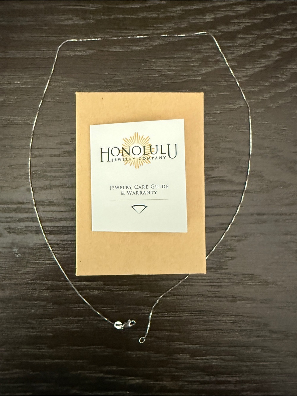Men’s White Gold Chain Necklace